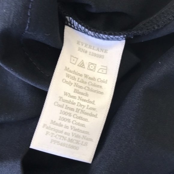 EVERLANE The Luxe Cotton Mockneck Tee - Picture 6 of 6